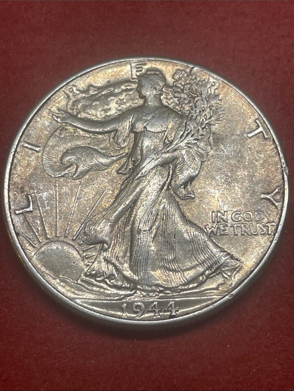 1944 Walking Liberty Half Dollar - AU Nice 90% Silver Coin